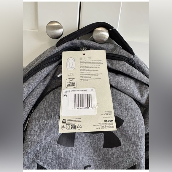 Under Armour UA Hustle 5.0 Backpack Black Graphite - Picture 4 of 9